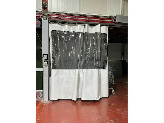 Industrieel transparant gordijn (2x) - afbeelding 5 van  5