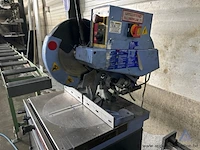 Industriële afkortzaagmachine mep cobra 350, bouwjaar 1999. voorzien van rollenbanen - afbeelding 3 van  3