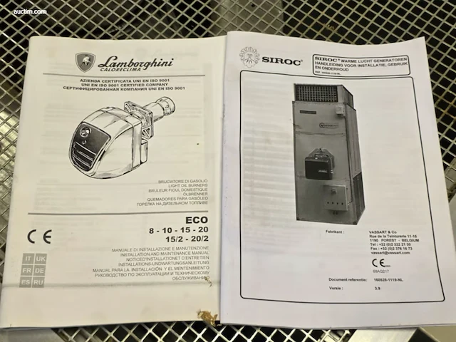 Industriële direct gestookte luchtverwarmer - afbeelding 2 van  6