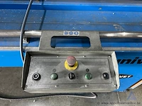Industriële dubbele afkortzaagmachine pertici univer 400ip, bouwjaar 2006. voorzien van een vermogen van 3,1 kw en een aansluiting van 400 v, 3 fasen. - afbeelding 5 van  7