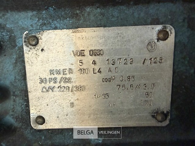 Industriële elektromotor - afbeelding 5 van  6