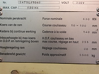 Industriële excenterpers / mechanische ponsmachine lvd - afbeelding 5 van  8