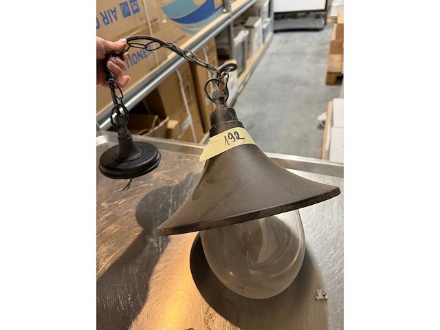 Industriële hanglamp zwart - afbeelding 2 van  2
