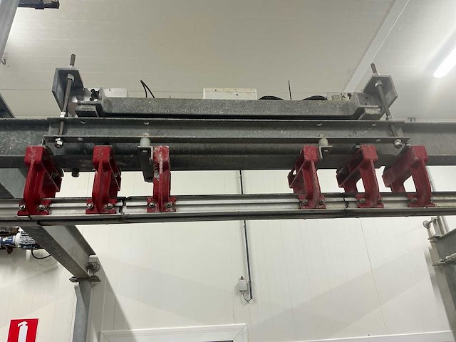 Industriële hangweegschaal met labelprinter - afbeelding 5 van  5