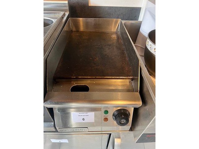 Industriele inox grill ggmgastro (8) - afbeelding 2 van  4