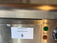Industriele inox grill ggmgastro (8) - afbeelding 3 van  4