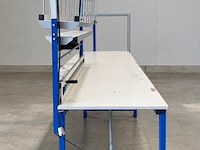 Industriële inpaktafel rajapack met opbouw, dozenverdeler en snijrail - afbeelding 3 van  5