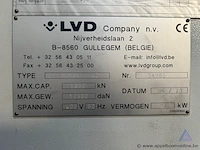 Industriële kantbank lvd easy-form ppeb 135/42, bouwjaar 2013, met een vermogen van 27 kw en een maximale capaciteit van 1350 kn. voorzien van een spanning van 400 v. - afbeelding 6 van  9