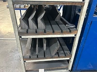 Industriële kantbank lvd ppeb 110/40 cad-cnc, serienummer 25794, met een maximale capaciteit van 1100 kn en een vermogen van 20 kw. het toestel werkt op 400 v en bouwjaar 1999 - afbeelding 7 van  7