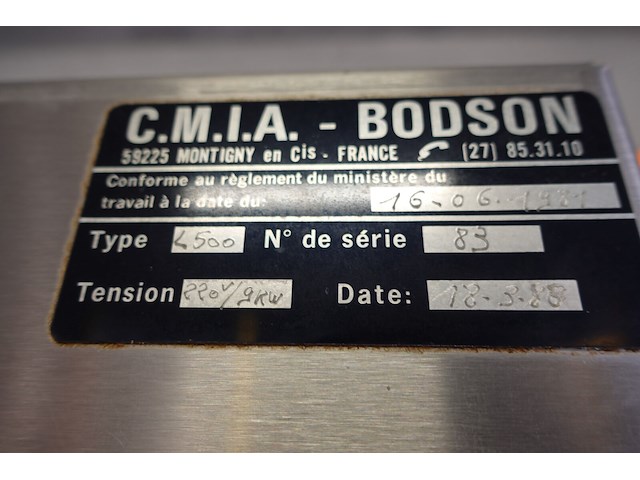 Industriële kookkast c.m.i.a bodson - afbeelding 3 van  11