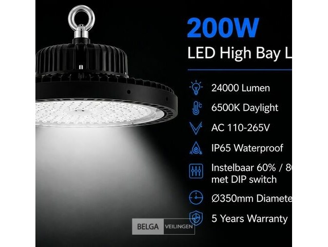 Industriële led-verlichting • heusden-zolder