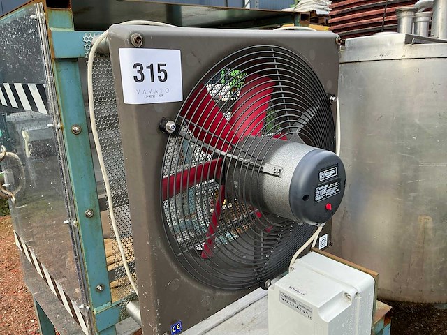 Industriële luchtkoeler/-verwarmer ventomatic - afbeelding 4 van  8