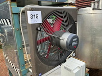 Industriële luchtkoeler/-verwarmer ventomatic - afbeelding 4 van  8