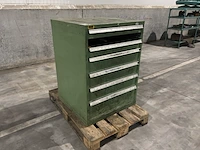 Industriële metalen ladekast - afbeelding 3 van  10
