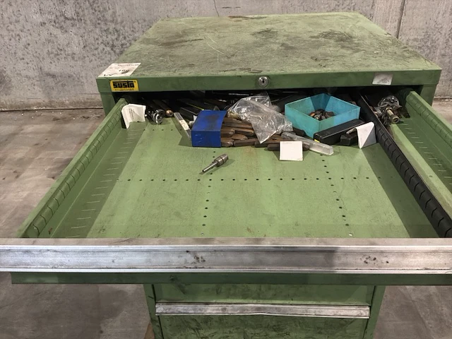 Industriële metalen ladekast - afbeelding 6 van  10