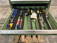 Industriële metalen ladekast - afbeelding 7 van  10