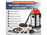 Industriële nat- en droogzuiger 3-in-1 – 15 liter – 1200w - afbeelding 1 van  1