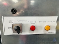 Industriële ontstoffer riedex dm-160/p, bouwjaar 2017. voorzien van een motorvermogen van 3 kw en een nominale bedrijfsspanning van 400 v (3-fasen). - afbeelding 2 van  3