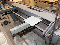 Industriële plaatschaar, reinhardt, ras 2.20, 2.2 kw, 1100 kg, werking niet gekend - afbeelding 2 van  3