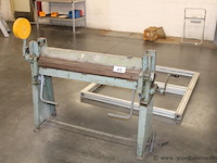 Industriële plooibank, werkbreedte 1000 mm, max. plaatdikte 1.25 mm, werking niet gekend