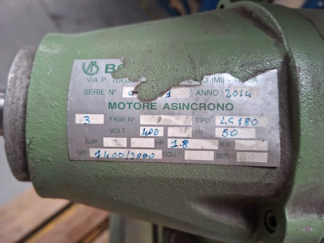 Industriële polijstmachine met dubbele spoel - afbeelding 1 van  2