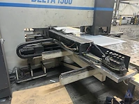 Industriële ponsmachine lvd delta 1500 met een vermogen van 36 kw en een maximale ponskracht van 200 kn. de machine werkt op 400 v en heeft bouwjaar 2001 - afbeelding 10 van  11