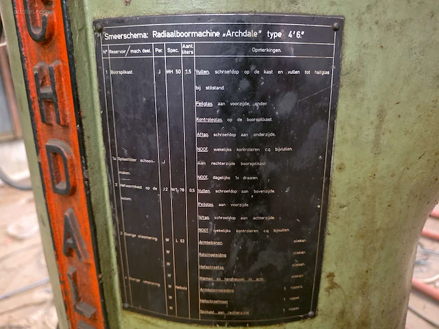 Industriële radiaal boormachine archdale - afbeelding 5 van  8