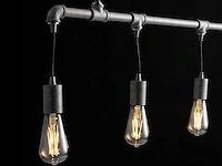 Industriële retro hanglamp 4 lichts - afbeelding 3 van  9