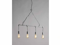 Industriële retro hanglamp 4 lichts - afbeelding 4 van  9