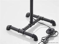 Industriële retro vloerlamp 3 lichts - afbeelding 2 van  10