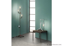 Industriële retro vloerlamp 3 lichts - afbeelding 5 van  10