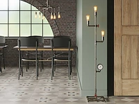 Industriële retro vloerlamp 3 lichts