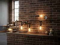 Industriële retro wandlamp 3 lichts + 5 lichts - afbeelding 10 van  12