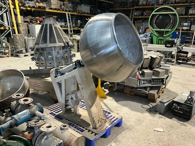 Industriële rvs coatingpan - afbeelding 2 van  9