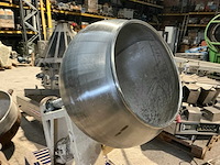 Industriële rvs coatingpan - afbeelding 3 van  9