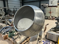 Industriële rvs coatingpan - afbeelding 4 van  9