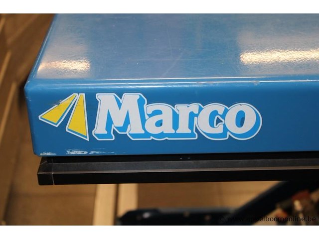 Industriële schaarlift, marco, m005080-d1, max. 500 kg, bouwjaar 2018, ip55, werking niet gekend - afbeelding 2 van  3