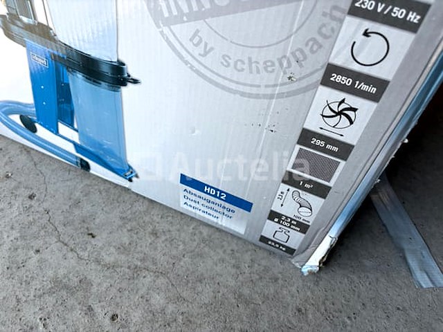 Industriele stofafzuiging hd12 scheppach - afbeelding 1 van  5