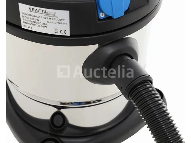 Industriële stofzuiger 20l 1200w kraft&dele - afbeelding 7 van  7