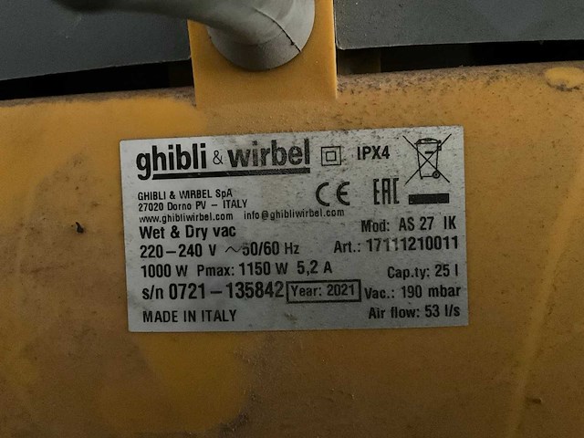 Industriële stofzuiger (2x) - afbeelding 3 van  4