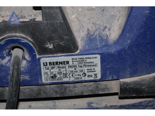 Industriële stofzuiger berner - afbeelding 2 van  2