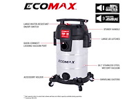 Industriële stofzuiger ecomax - afbeelding 2 van  4