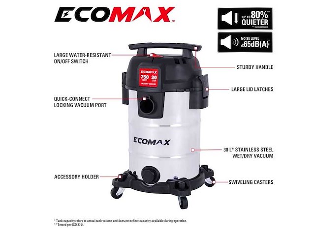 Industriële stofzuiger ecomax - afbeelding 2 van  4