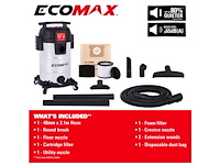 Industriële stofzuiger ecomax - afbeelding 2 van  3