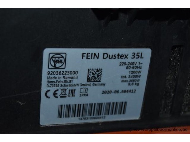 Industriële stofzuiger fein - afbeelding 2 van  2