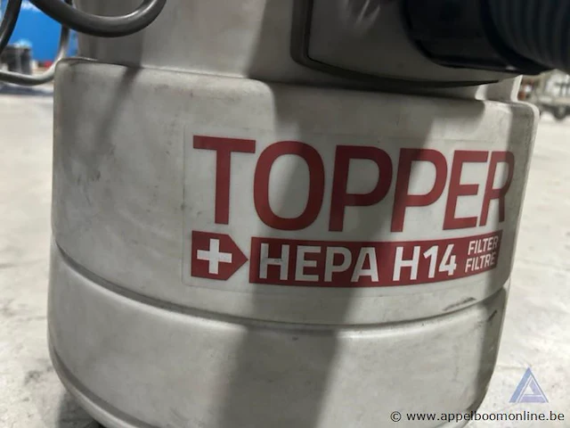 Industriële stofzuiger ipc topper 215 rc spot hepa, bouwjaar 2024, met een vermogen van 1 kw en hepa h14 filter. inclusief slang en mondstuk. - afbeelding 2 van  3