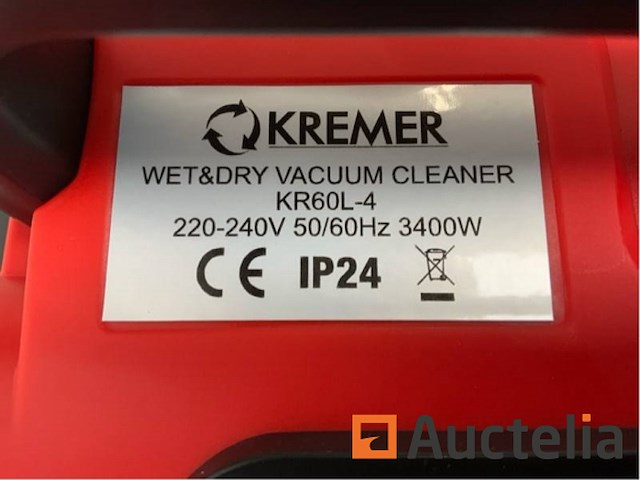 Industriele stofzuiger kremer kr60l-4 - afbeelding 2 van  4