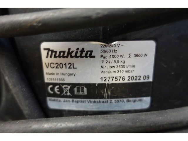 Industriële stofzuiger makita - afbeelding 3 van  3