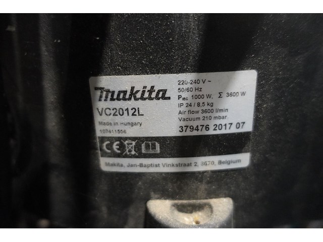 Industriële stofzuiger makita - afbeelding 6 van  6