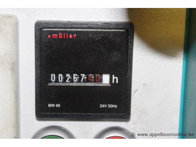 Industriële stofzuiger, matzei, bw 40, 380v, 3kw, 267.4 draaiuren, werking niet gekend - afbeelding 3 van  4